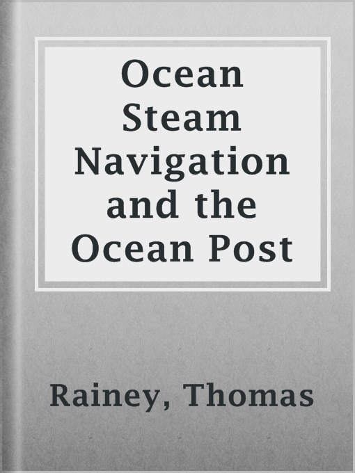 Cover image for Ocean Steam Navigation and the Ocean Post